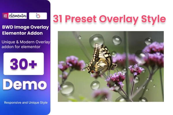 Image Overlay Addon For Elementor plugin banner