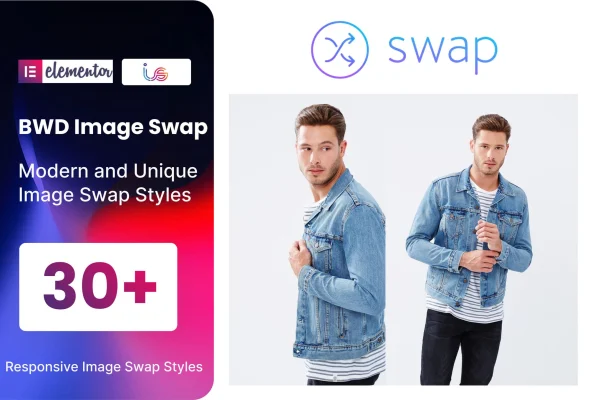 Image Swap addon for Elementor plugin banner