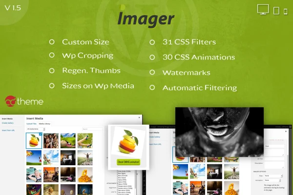 Imager - Amazing Image Tool for WordPress plugin banner