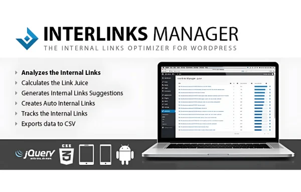 Interlinks Manager WordPress plugin banner