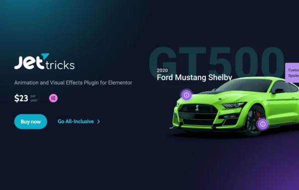 JetTricks for Elementor plugin banner