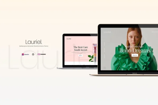 Lauriel multipurpose WooCommerce theme preview
