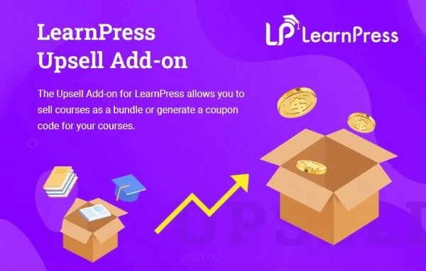 LearnPress Upsell add-on plugin banner