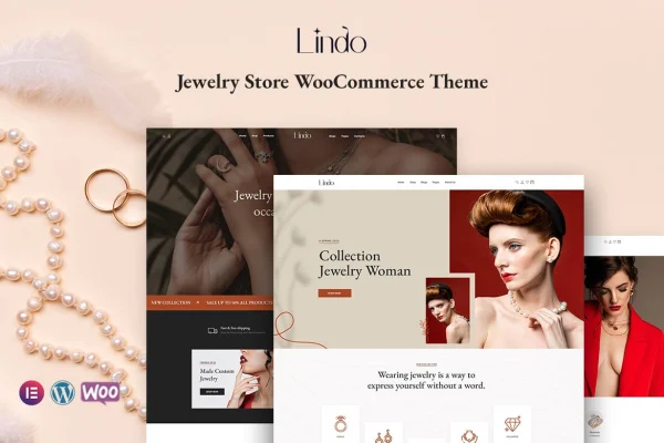 Lindo Theme jewelry store WooCommerce theme preview