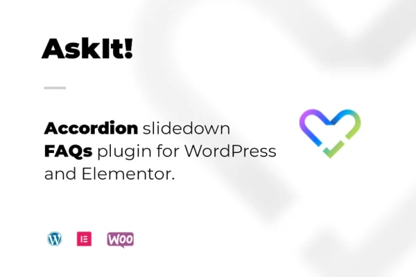 LoveThemes FAQs plugin banner for WordPress and Elementor