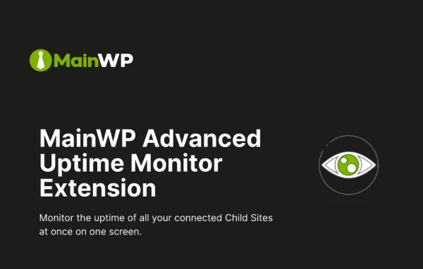 MainWP Advanced Uptime Monitor extension banner