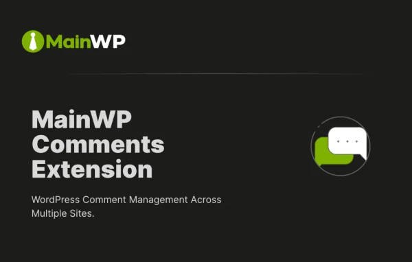 MainWP Comments extension banner