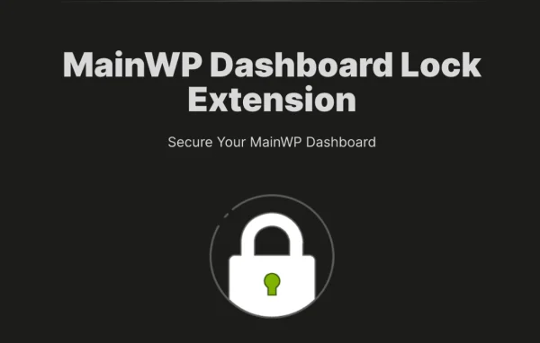 MainWP Dashboard Lock extension banner