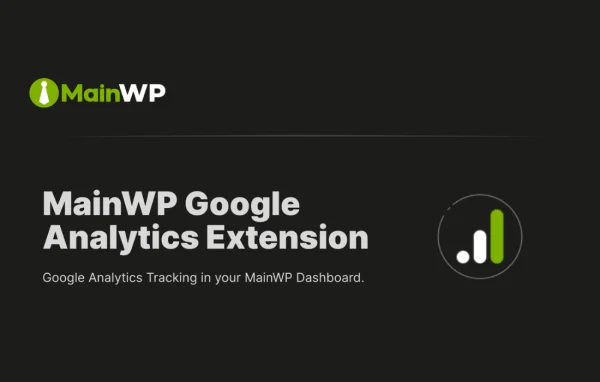 MainWP Google Analytics extension banner