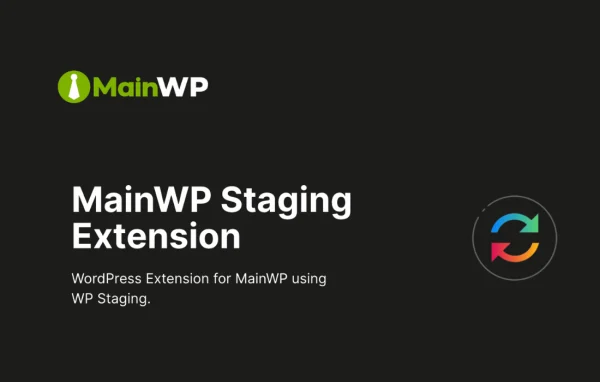 MainWP Staging Extension plugin banner