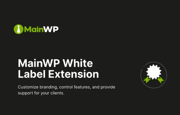 MainWP White Label extension banner