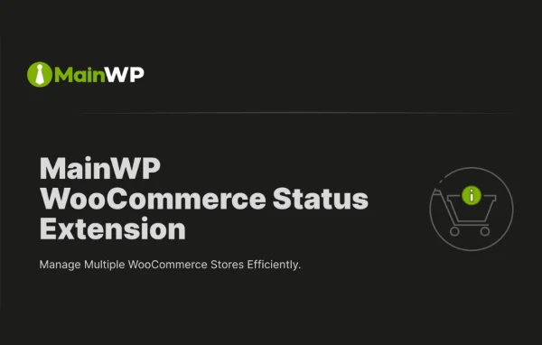 MainWP WooCommerce Status extension banner