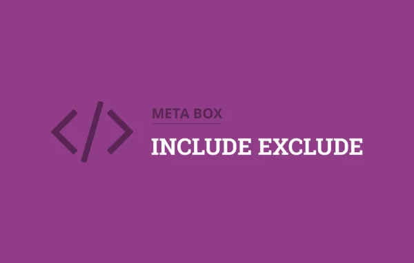 Meta Box Include Exclude plugin banner