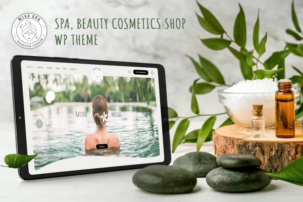 Miss Spa beauty salon and spa WordPress theme preview