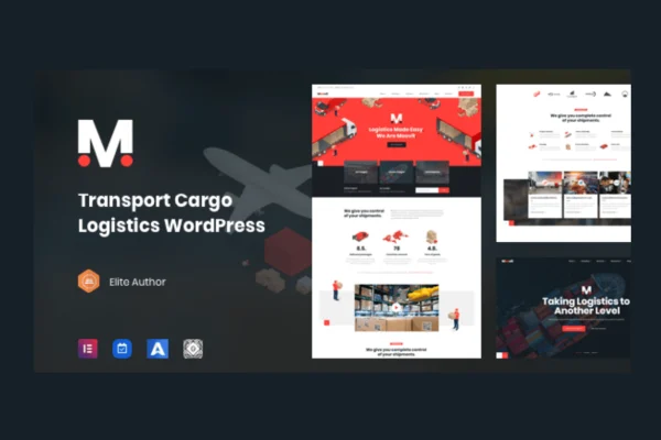 Moovit Theme transportation and logistics WordPress theme preview