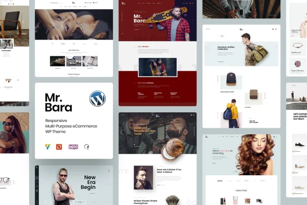 Mr. Bara Theme eCommerce WordPress theme cover image