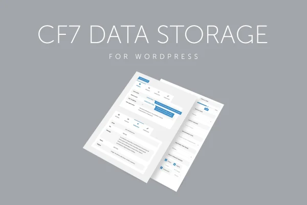 Multi Form Data Storage plugin banner for saving Contact Form 7 entries
