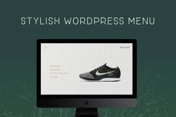 Navi fullscreen WordPress menu plugin banner by Bonfire