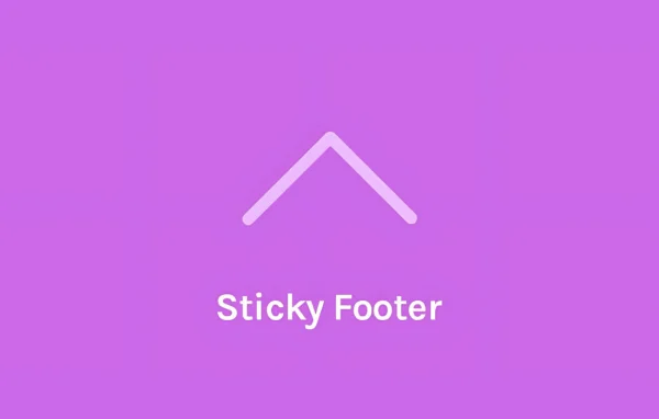 Ocean Sticky Footer plugin banner for the OceanWP theme