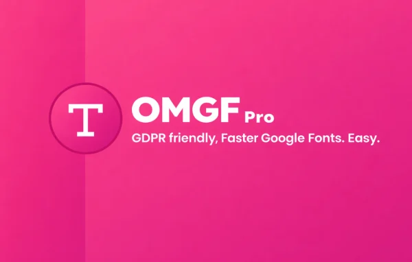OMGF Pro plugin banner