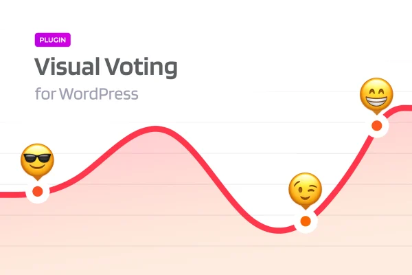 Opinioner voting poll plugin banner with chart graphic