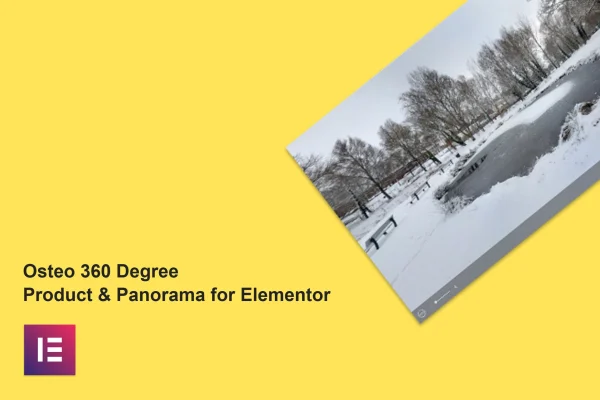 Osteo 360 Degree Product and Panorama for Elementor plugin banner