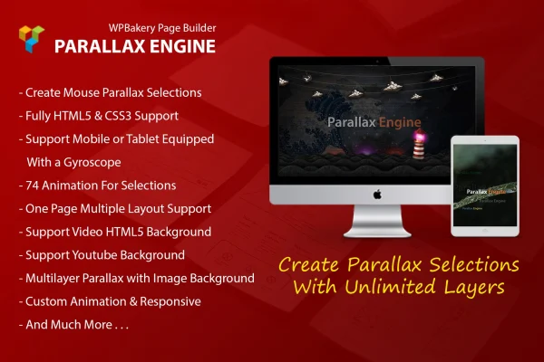 Parallax Engine addon for WPBakery Page Builder banner