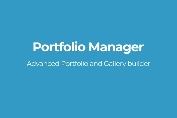Portfolio Manager plugin banner
