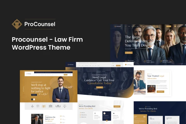 Procounsel law firm WordPress theme preview