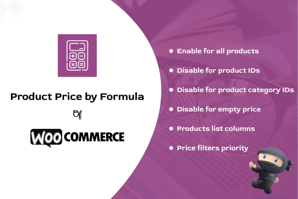 Product Price by Formula Pro for WooCommerce plugin banner