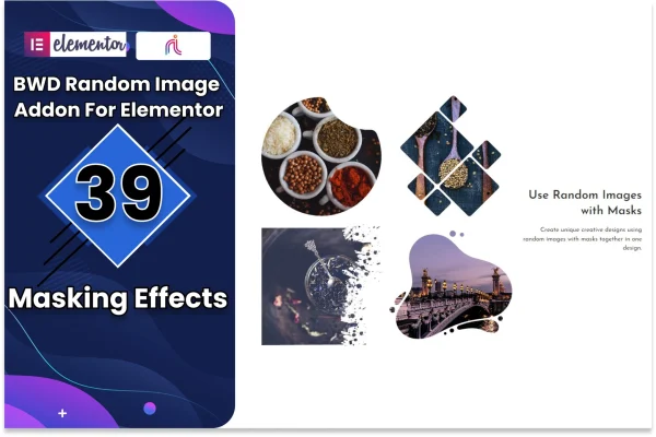 Random Image Addon For Elementor plugin banner
