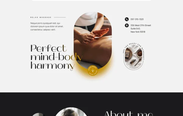 Restline massage and wellness WordPress theme preview