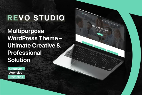 Revo Studio multipurpose WordPress theme preview
