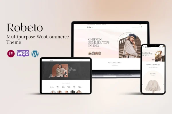 Robeto Theme multipurpose WooCommerce theme preview