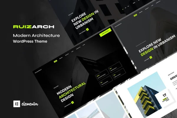 Ruizarch architecture and building WordPress theme preview