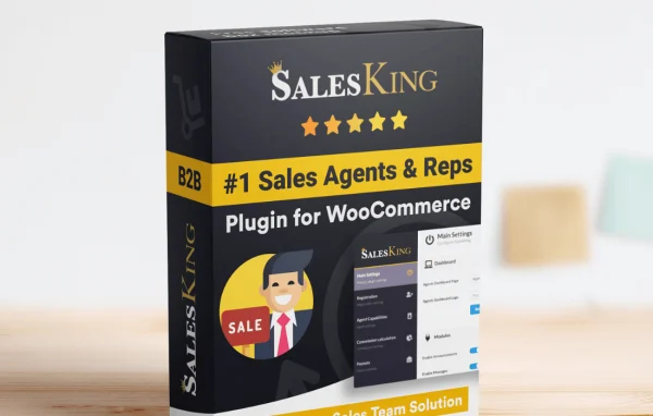 SalesKing WooCommerce sales agent plugin banner
