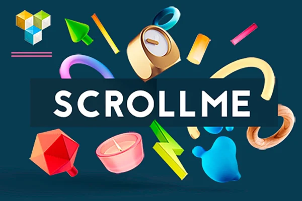Scrollme plugin banner for scroll-based element animations in WordPress