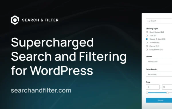 Search & Filter Pro WordPress plugin banner