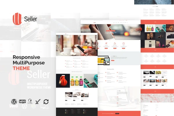 Seller responsive multipurpose WordPress theme preview