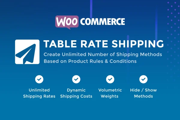 Shipped Premium (Add-On) table rate shipping plugin for WooCommerce banner