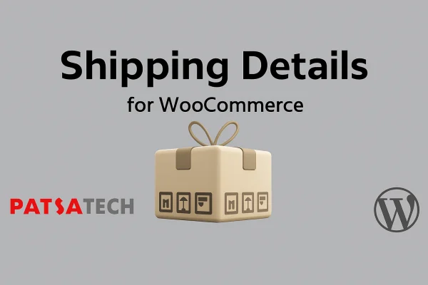 Shipping Details for WooCommerce plugin banner