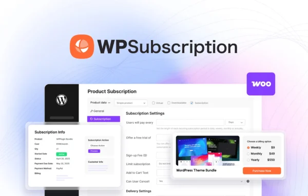 Subscriptions for WooCommerce Pro plugin banner