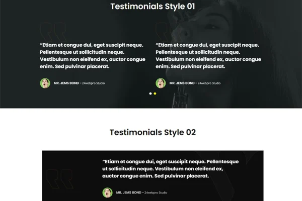 TF Testimonial Addon For Elementor plugin banner