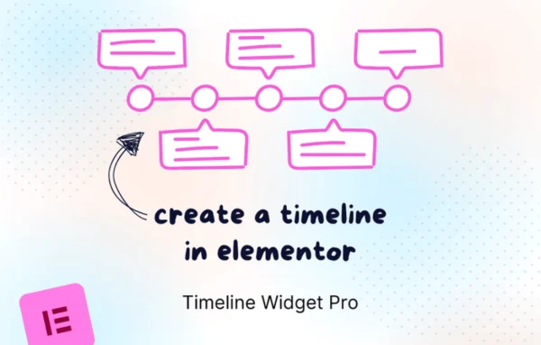 Timeline Widget Pro For Elementor plugin banner