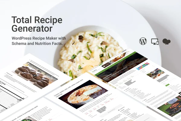 Total Recipe Generator for WPBakery Page Builder plugin banner