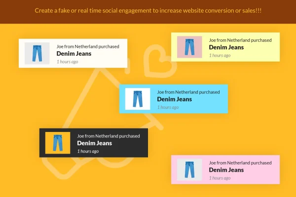 Trustify WordPress plugin banner showing social proof notification popups