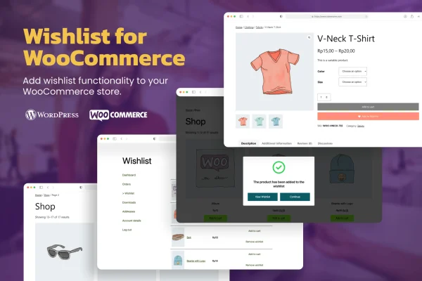 TW Wishlist for WooCommerce plugin banner