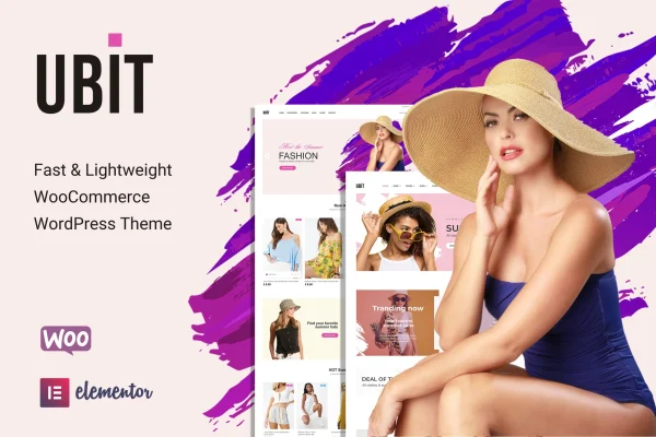 Ubit fashion store WooCommerce theme preview