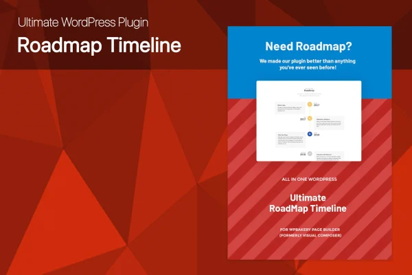 Ultimate RoadMap Timeline for WPBakery Page Builder plugin banner