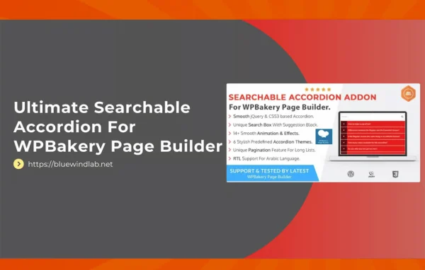 Ultimate Searchable Accordion For WPBakery Page Builder plugin banner